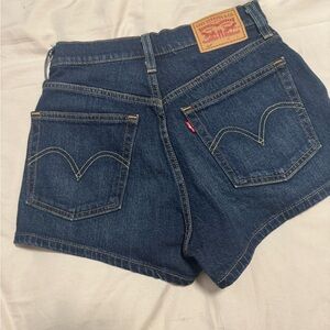 Levi's Dark Blue Jean Shorts